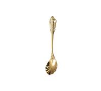 2PC-304 stainless steel and fork spoon household exquisite personality and practical-golden shell spoon