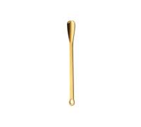 2PC-304 stainless steel coffee spoon mini exquisite and practical -13cm- golden spoon