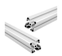 2PC 4040 Aluminum Profile Standard Anodized Extrusion 100 300 600 800 2000mm Length Linear Rail For CNC 3D Printer(650mm)