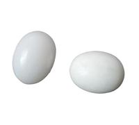 2pc 45 * 35mm Fitness Handball Quartz Relaxation Hand Wrist Exercise Egg Shaped Crystals