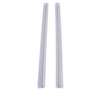 2pc 50cm shower door seal replacement strip with water deflector 68101215mm rubber gasket designed for long lasting use and water leak prevention (15mm)