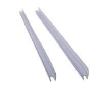 2pc 50cm Shower Seal Water Deflector Designed for Efficient Leak Prevention and Easy Fitting (12MM)