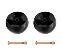 2PC 734-04155 Mower Deck Wheels Kit with Bolts & Lock nuts Replace for Cub Cadet Troy Bilt Craftsman MTD 734-04155 Toro 112-0677 72-025 210-275 Work with 42" 46" 48" 50" 54" Deck