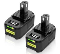 2PC 8.0Ah P108 Replacement for Ryobi Battery 18V Compatible for Ryobi Battery RB18L50 RB18L25 RB18L40 RB18L15 RB18L13 P102 P103 P104 P105 P106 P107 (02)