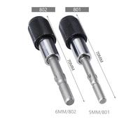 2pc 801802 to 14 Hex Shank Screwdriver 2pcs Stainless Steel 2Pc 801802 Features Electric Screw Rod Hard Steel Material high-Temperature quenching Torque