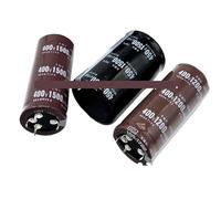 2pc Aluminum Electrolytic capacitor four-legged 450V1200UF 40X80MM Capacitance Meters
