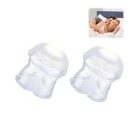 2PC Anti Snoring Device Silicone Premium Tongue Retaining Sleep Aid to End Snoring for Snoring Relief Sleep Apnea Devices Solution Comfortable Snore Stopper Reusable Anti Snoring Mouthpiece
