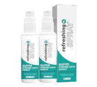 2PC Antiperspirant Deodorant Spray, Refreshing Spray, Strong Antiperspirant Hyperhidrosis Treatment, Antiperspirants Face for Men and Women, Against Heavy Sweating on the Face, Head, Underarm and Body