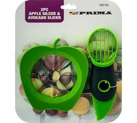 2Pc Apple & Avocado Splicers Set Fruit Slicing Peeling Cutter Kitchen Accessory