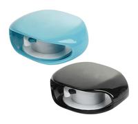 2pc Automatic Cable Winder 7x5x1.5cm, Portable Elliptic Automatic Cord Reel, Small Flexible Cable Organizer, Automated Rewinder, Pocket Cord Retractor for Earbuds, USB, Wire, Travel