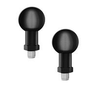 2PC Ball Adapter with M10 X 1.25" Threaded Post with B Size 1" Ball Compatible with RAM Mounts B Size Double Socket Arm