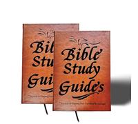 2Pc Bible Study Journal, 132-Page Daily Bible Study Guide, A Yearlong Bible Study Plan for Daily Scripture Quotes, Religious Faith-Based Notebook, Durable Construction