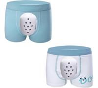 2pc Breathable Boxer Shorts for Boys After Circumcision, Circumcision Underwear, Post Circumcision Underwear, Surgery Recovery Pants for Pediatric Daily Aftercare Use(B,XXL-XXLarge)