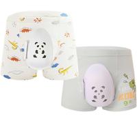 2pc Breathable Boxer Shorts for Boys After Circumcision, Circumcision Underwear, Post Circumcision Underwear(E,170)