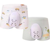 2pc Breathable Boxer Shorts for Boys After Circumcision, Circumcision Underwear, Post Circumcision Underwear(E,170)
