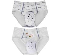 2pc Breathable Brief for Boys After Circumcision, Circumcision Underwear, Post Circumcision Underwear, Surgery Recovery Pants for Pediatric Daily Aftercare Use(D,150)