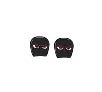 2PC Car Headrest Covers Scary Funny Ghost Face Head Rest Cover For Car