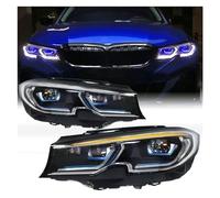 2pc Car New Headlight Compatible For BMW G20 3 Series G28 2019 2020 2021 Accessories Front Auxiliary DRL Turn Signal Light Assembly(Without Blue L-ed)