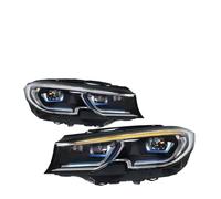 2pc Car New Headlight Compatible For BMW G20 3 Series G28 2019 2020 2021 Accessories Front Auxiliary DRL Turn Signal Light Assembly(Without Blue L-ed)