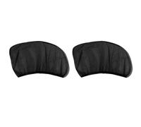 2pc Car Window Sun Visor Mesh Films Protect Auto Side Sunshade Blocking Styling Accessories(2PCS-B black)