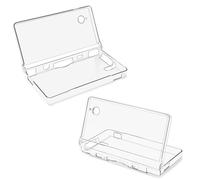 2PC Clear Crystal Protective Hard Case Compatible with Nintendo DSi NDSi, Transparent Hard Shell Case Cover for Nintendo DSi NDSi