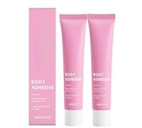 2pc Clear Invisible Body Glue for Clothes&Compression Stockings,Body Adhesive for Clothes&Skin,Sweat-Resistant Fashion Skin&Clothing Gel,Long-Lasting Waterproof&Sweat-Proof Adhesive,Quick Wash Removal