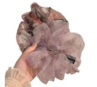 2PC Cloud Bubble Mesh Scrunchies | Women Elegant Hair Ties Elastic Hair Bands For Bun Hairstyles Sweet Fashion Hair Accessorie(Mix-B)