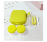 2pc Colorful Eye Contact Lenses Cases Contacts Lens Container Case Mini Pocket Box(Green)