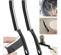 2pc Crevice Cleaning Brush,2024 New Gap Cleaning Brush,Multipurpose Slit Groove Dust Brush,Deep Tile Joints Stiff Angled Bristles, Bathroom Kitchen Tile Dead Corner Cleaning (2)