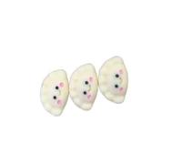 2Pc Cute Bun & Dumpling Hairpins Realistic Grilled Food-Style Bangs Hair Clips Playful Side Hair Accessories for Girls,B