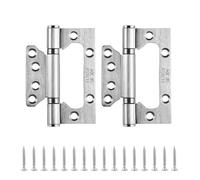 2pc Door Hinges Ball Bearing, 100MM Stainless Steel Heavy Duty Gate Hinges for Door, Windows, Closet, Drawer Boxes