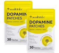 2PC Dopamine Patches,30 Vegan Mood Boost & Positivity Support,Mood Support Patches,Supports Dopamine & Daily Mental Wellness,Plant-Based Formula,for Men Women