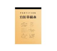 2PC- Draft Cowhide partition, Thickened Calculus pad-[A5/100 Sheets]