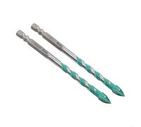 2PC Drill Bits With Carbide Serrated Eccentric Design For Glass Wood Metal Tiles Suitable For Dry Or Wet Drilling Conditions(8mm)