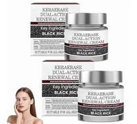 2pc Dual-Action Renewal Cream, Professional Skin Treatment Cream, Black and White Rice Soothing Repair cream, Natural Body Serum Suitable for All Skin Types