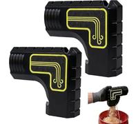 2PC Dual Port Table Saw Dust Collection Adapter 5cm to 4cm, Universal Fit | Compatible with DeWALT DWE7485 DW745 DWE7491, Tool-Free Dust Port Connector, Durable ABS Upgrade for Cleaner Workspace