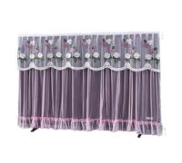 2pc Durable 32 Inch 42 TV Dust Cover Embroidered Lace Thin LCD Protective Wall Mounted Screen Monitor Cloth(Color5)