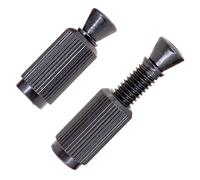2pc Electric Guitar Double Roll Tremolo Bridge Studs Elevating Screw -black