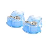 2pc Electric Shaver Cleaner Box/cleaning Liquid, Clean And Update Ink Cartridge, Compatible With Braun CCR4/CCR2