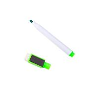 2PC- erasable Brush with Magnet whiteboard Pen for -with Magnetic Green core