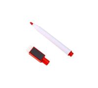 2PC- erasable Brush with Magnet whiteboard Pen for -with Magnetic red core