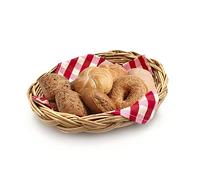 2PC Fish & Chips Bamboo serving basket Thai Handmade sticky rice both home use and restaurant traditional bamboo baskets kitchen & dining Rattan Woven Baskets Loincloth Basket Vegetables Bread
