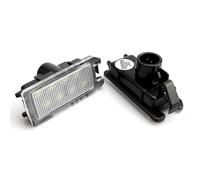 2pc for Jeep Grand Cherokee Compass Patriot Dodge Viper 2014-2017 for Fiat 500 LED Number Plate Light License Plate Lamp Black