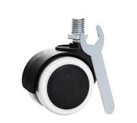 2PC Furniture Hardware Casters Wheels Swivel Desk Casters Office | Pulleys(Insert wire)