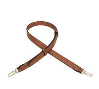 2pc Genuine Leather Handbag Strap Shoulder Crossbody Bag Modifications Wide Replacement(Brown)