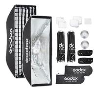 2pc Godox Quick Release Bowens Mount Strip Softbox,UL 12"x35"/30x90cm