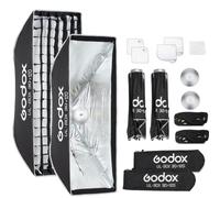 2pc Godox Quick Release Bowens Mount Strip Softbox,UL 12"x47"/30x120cm
