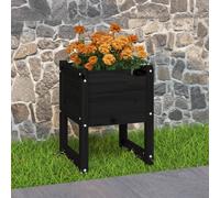 (Brown, 40 x 40 x 52.5 cm/1) vidaXL 1/2x Solid Wood Pine Planter Raised Bed Flower Box Multi Colours/Sizes