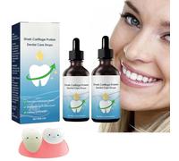 2PC Gum Restore Drop, Care Drops, Deep Cleaning of Tooth Stains, Tartar, Swollen Gums, Rinse Mouthwash for Whiter Teeth, Fresher Breath, and Healthier Gums, Paste Gum Repair