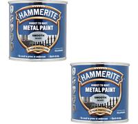 Smoothrite Silver Direct TO Rust Gloss Paint 250ml Tin Silver 250ml